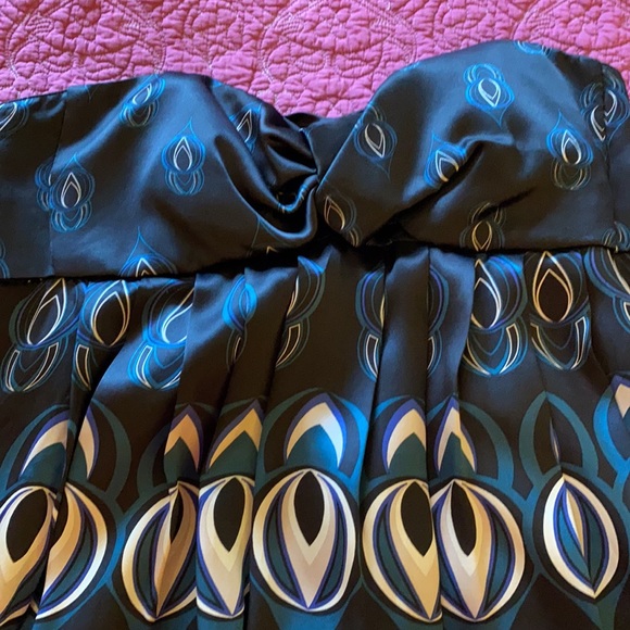 Ted Baker Graphic Silk Spaghetti Strap Dress - Picture 9 of 16